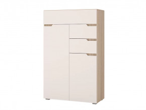 Комод Анталия Сонома-Белый софт в Покачах - pokachi.mebel-tymen.ru | фото