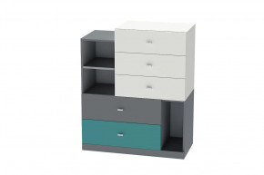 Комод Клео К-1, графит, миндаль, океан Диал в Покачах - pokachi.mebel-tymen.ru | фото