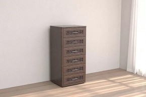 Комод Кэт-4 6 ящиков Венге Диал в Покачах - pokachi.mebel-tymen.ru | фото