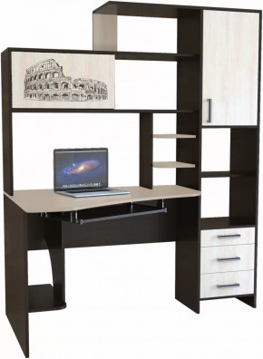 Компьютерный стол КЛ №6.0 Венге/Дуб молочный в Покачах - pokachi.mebel-tymen.ru | фото