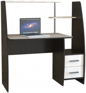 Компьютерный стол КЛ №6.2 Венге/Дуб молочный в Покачах - pokachi.mebel-tymen.ru | фото