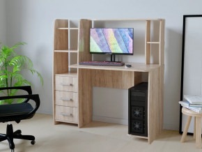 Компьютерный стол КЛ №6.3 Дуб баррик в Покачах - pokachi.mebel-tymen.ru | фото
