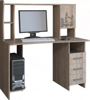 Компьютерный стол КЛ №6.4 Дуб баррик в Покачах - pokachi.mebel-tymen.ru | фото