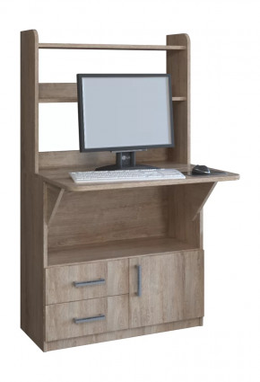 Компьютерный стол СП-1 Дуб баррик в Покачах - pokachi.mebel-tymen.ru | фото