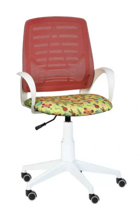 Кресло Ирис WHITE сетка /ткань Т53 (подлокот.084) белая крестовина в Покачах - pokachi.mebel-tymen.ru | фото