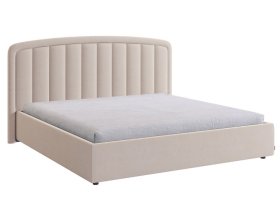 Кровать с подъемным механизмом Сиена 2 180х200 см крем (велюр) в Покачах - pokachi.mebel-tymen.ru | фото