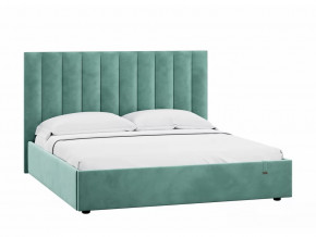 Кровать 1400 Ингрид 312 Велюр Ультра Минт в Покачах - pokachi.mebel-tymen.ru | фото