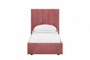 Кровать 900 Ингрид 312 Велюр Ультра коралл в Покачах - pokachi.mebel-tymen.ru | фото