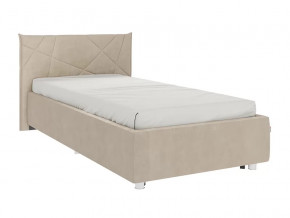 Кровать (каркас) Бест 90х200 см капучино (велюр) в Покачах - pokachi.mebel-tymen.ru | фото
