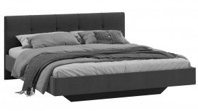 Кровать без ПМ «Элис» Тип 1 (без подъемного механизма) Исп.2 Велюр Графит в Покачах - pokachi.mebel-tymen.ru | фото