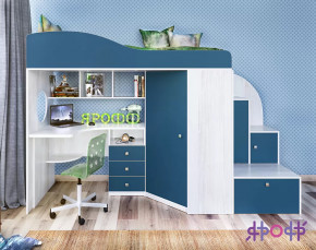Кровать-чердак Кадет-1 Ярофф в Покачах - pokachi.mebel-tymen.ru | фото