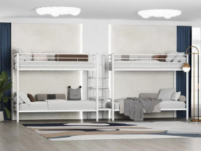 Кровать двухъярусная Толедо 4 Белый в Покачах - pokachi.mebel-tymen.ru | фото