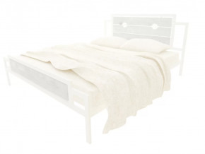 Кровать Инесса Plus белая в Покачах - pokachi.mebel-tymen.ru | фото