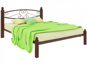 Кровать Каролина Lux коричневая в Покачах - pokachi.mebel-tymen.ru | фото