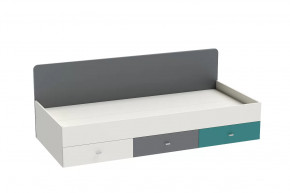 Кровать Клео арт. 010, 900*2000 мм, графит, миндаль, океан Диал в Покачах - pokachi.mebel-tymen.ru | фото