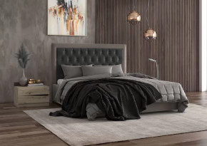 Кровать Мартина с пуговицами 1600 в Покачах - pokachi.mebel-tymen.ru | фото