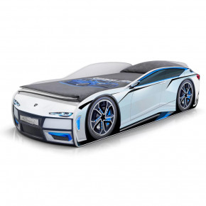 Кровать-машина Little Kiddy с объемным бампером в Покачах - pokachi.mebel-tymen.ru | фото