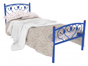 Кровать металлическая Ева Plus синяя в Покачах - pokachi.mebel-tymen.ru | фото