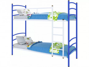 Кровать Милана duo синяя в Покачах - pokachi.mebel-tymen.ru | фото