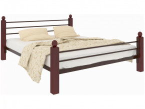 Кровать Милана Lux Plus коричневая в Покачах - pokachi.mebel-tymen.ru | фото