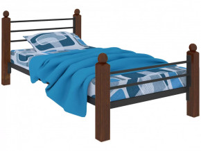 Кровать Милана мини Lux Plus чёрная в Покачах - pokachi.mebel-tymen.ru | фото