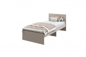 Кровать "МОНА" 2000* 900мм, (без матраса), ЛДСП кашемир (ламели) в Покачах - pokachi.mebel-tymen.ru | фото
