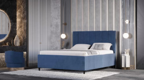 Кровать Оливия 1600 Синий в Покачах - pokachi.mebel-tymen.ru | фото