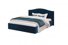 Кровать Стелла, 1600*2000 мм, велюр NEO 27, синий в Покачах - pokachi.mebel-tymen.ru | фото