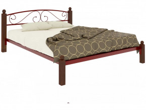 Кровать Вероника Lux красная в Покачах - pokachi.mebel-tymen.ru | фото