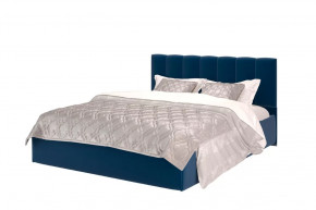 Кровать Элен 1400*2000 мм, велюр NEO 27, синий в Покачах - pokachi.mebel-tymen.ru | фото