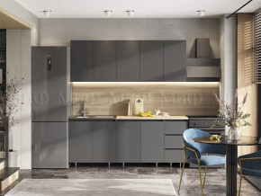 Кухня Челси 2,0м Графит/Графит в Покачах - pokachi.mebel-tymen.ru | фото