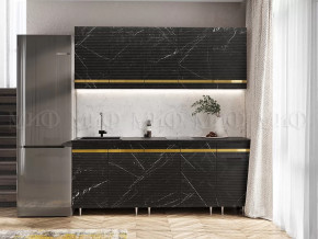 Кухня Милена 2,0м (Мрамор Блэк софт (Антарес)) в Покачах - pokachi.mebel-tymen.ru | фото