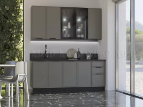 Кухня Николь 2,0/900м (Холст вулканический) в Покачах - pokachi.mebel-tymen.ru | фото