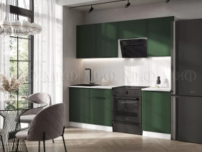 Кухня Николь 2,1м (Холст темно-зеленый) в Покачах - pokachi.mebel-tymen.ru | фото