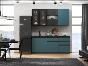 Кухня Техно-6 2,0м (Графит/Атлантик софт/Графит софт) в Покачах - pokachi.mebel-tymen.ru | фото