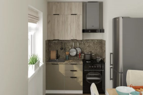 Кухонный гарнитур Альба мини 1000 мм в Покачах - pokachi.mebel-tymen.ru | фото