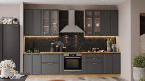 Кухонный гарнитур «Белладжио» №14 Дуб Крафт золотой, Софт графит в Покачах - pokachi.mebel-tymen.ru | фото