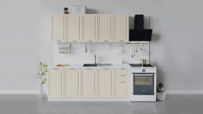 Кухонный гарнитур «Бьянка» длиной 200 см в Покачах - pokachi.mebel-tymen.ru | фото