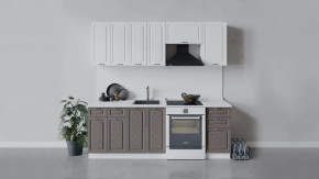 Кухонный гарнитур «Бьянка» длиной 220 см в Покачах - pokachi.mebel-tymen.ru | фото