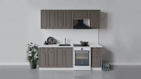 Кухонный гарнитур «Бьянка» длиной 220 см в Покачах - pokachi.mebel-tymen.ru | фото