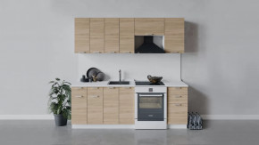 Кухонный гарнитур «Гранита» длиной 220 см в Покачах - pokachi.mebel-tymen.ru | фото