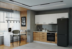 Кухонный гарнитур Лада-2550 столешница 26 мм в Покачах - pokachi.mebel-tymen.ru | фото