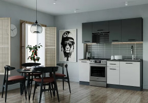 Кухонный гарнитур Лофт-2000 столешница 38 мм в Покачах - pokachi.mebel-tymen.ru | фото