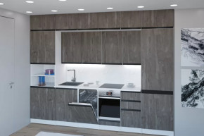 Кухонный гарнитур Ноктюрн люкс 3000 мм в Покачах - pokachi.mebel-tymen.ru | фото