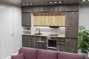 Кухонный гарнитур Сапфир 2 экстра 3000 мм в Покачах - pokachi.mebel-tymen.ru | фото