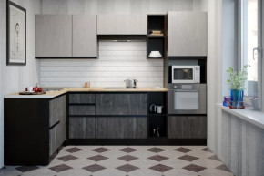Кухонный гарнитур Симфония мега прайм 1500х2700 мм в Покачах - pokachi.mebel-tymen.ru | фото