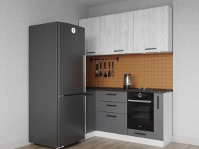 Кухонный гарнитур угловой Санторини-1000х1800 МДФ столешница 38 мм в Покачах - pokachi.mebel-tymen.ru | фото