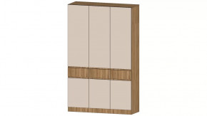 Ленора Шкаф 3х ств. Дуб вотан/Кашемир в Покачах - pokachi.mebel-tymen.ru | фото