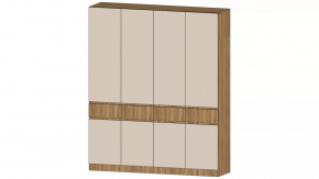 Ленора Шкаф 4х ств. Дуб вотан/Кашемир в Покачах - pokachi.mebel-tymen.ru | фото