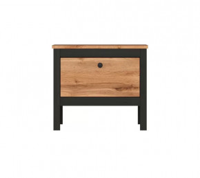 LOFT тумба KOM1K/55 (Дуб вотан/Черный) в Покачах - pokachi.mebel-tymen.ru | фото